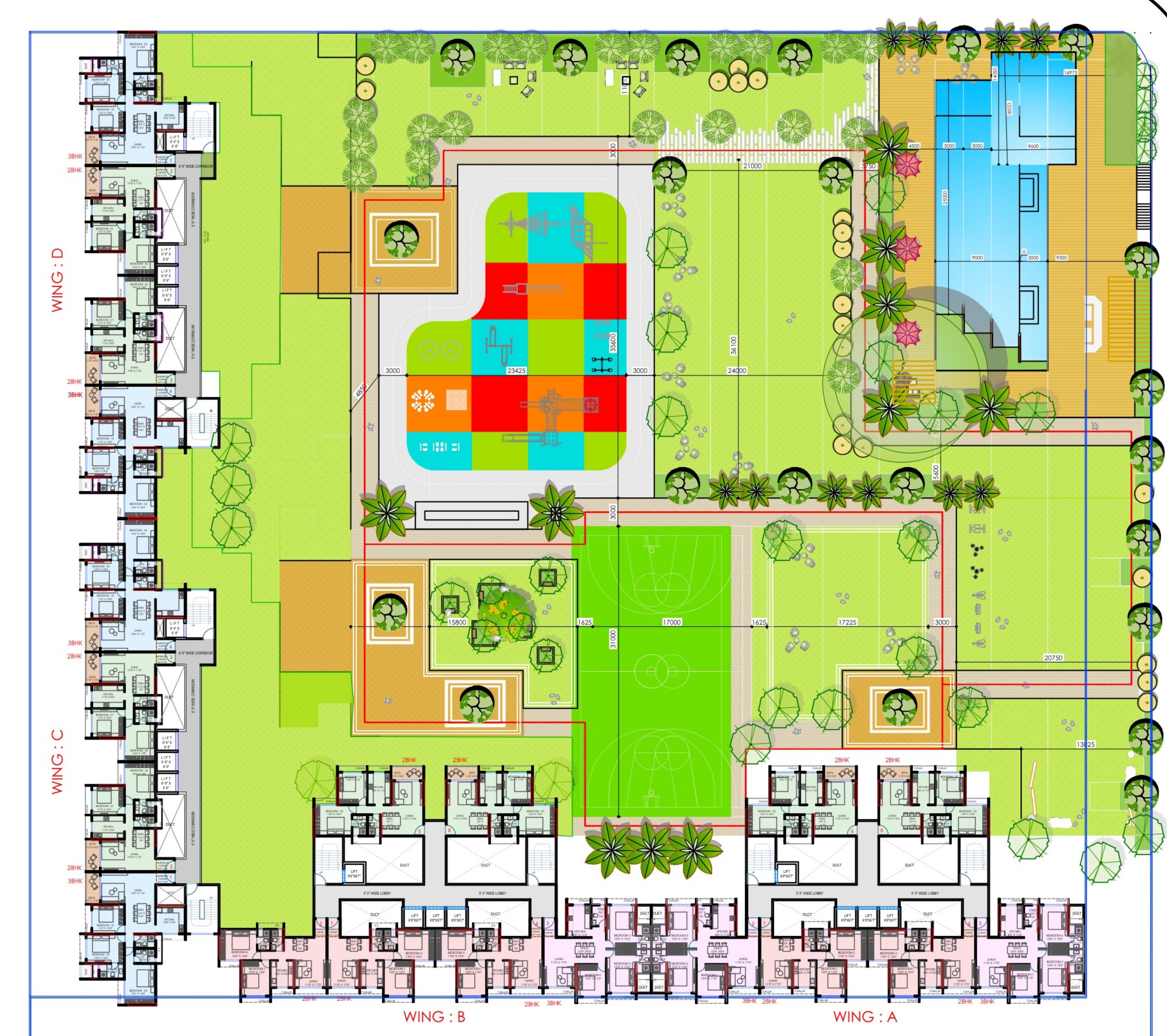 Gami Ghansoli Map master plan
